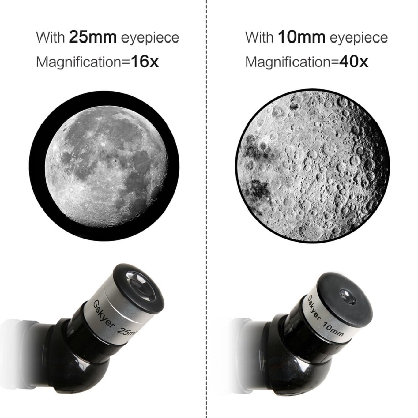 70mm Aperture 400mm AZ Mount Astronomical Refracting Telescope for Kids Beginners - Travel Telescope with Carry Bag, Phone Adapter and Wireless Remote.